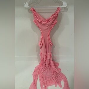 Fashion Nova Pink Strapless Dress